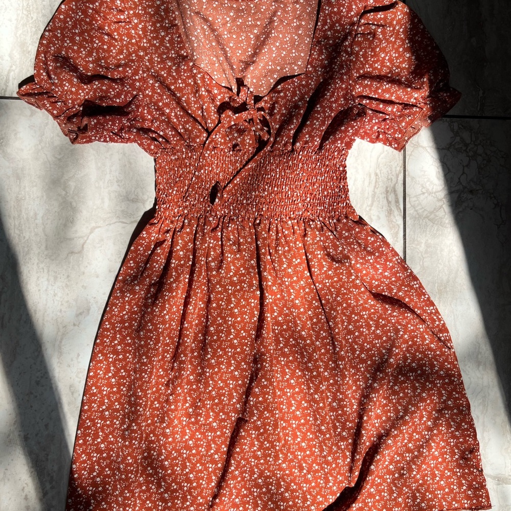 Floral Smocked Dress